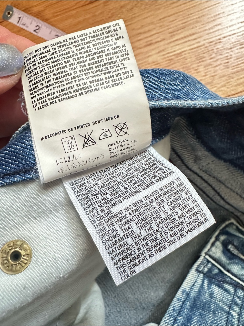 Vintage Diesel Industry Kratt Jeans Y2K Made Italy 30x29 2001 - Picture 12 of 13
